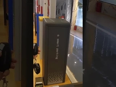 Κίτρινο χρώμα στεγασμός DC brushless κινητήρα στάθμευση έξυπνη πόρτα φραγμού