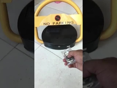 Blocker εμποδίων χώρων στάθμευσης αυτοκινήτων τηλεχειρισμού αυτόματη μπαταρία αισθητήρων AKKU έξυπνη