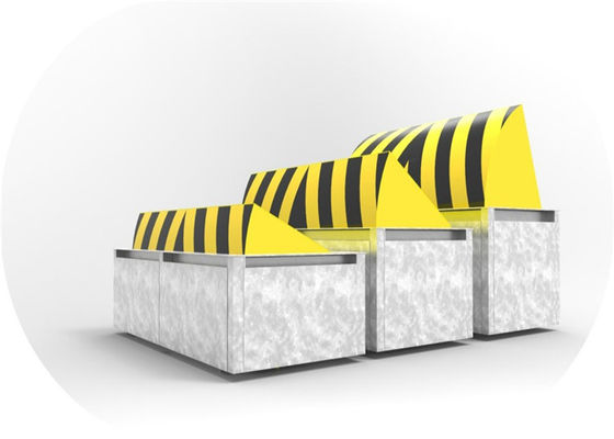 Πλήρως αυτόματο 80T φόρτωση Α3 χάλυβα υδραυλικός οδός μπλοκάρ με φως LED για την καταπολέμηση της τρομοκρατίας