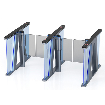 High Speed ​​Swing Barrier Gate LED Light Indicator DC 24V Servo Motorized