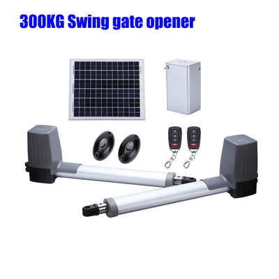 300KG βάρος άνοιγμα πόρτας Swing 2,5 μέτρα μήκος ανά φύλλο 80W 24V DC κινητήρας