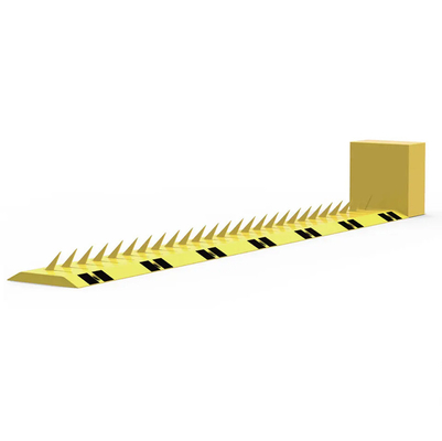 1-6 Meter Speed Hump Road Blocker Φονιά ελαστικών με μεταλλική αιχμή και εξοπλισμό προειδοποίησης