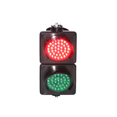 Υψηλή φωτεινότητα Μίνι μέγεθος AC85V-265V DC12V 24V LED υλικό PC Κόκκινο και πράσινο 100mm φανάρι κυκλοφορίας