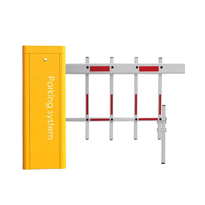 Αυτοματοποιημένη πύλη φραγμού άνθρακα με πλακέτα από χάλυβα κυλίνδρου 1,5 mm, παροχή ενέργειας DC24V και ονομαστική ισχύς 160W για συστήματα στάθμευσης