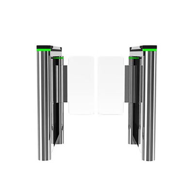 Περιστροφική πύλη πεζών SS304 Acrylic πλάτους 900mm με αναγνώριση προσώπου και κινητήρα BLDC