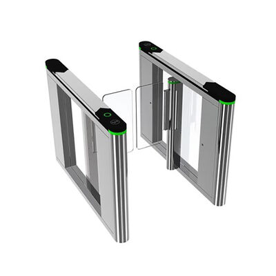Ακρυλικό φράγμα 100W 24V BLDC Motor Speed Gate Στρογγυλοστάτη μέση ύψος φράγμα Swing Gate