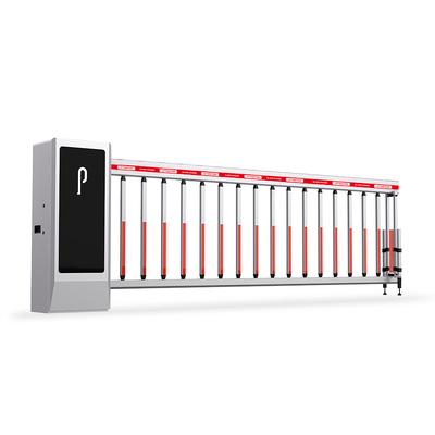 Προσαρμόσιμος βραχίονας 5 μέτρων 200W DC Motor RS485 Automatic Barrier Gate για έλεγχο πρόσβασης οχημάτων