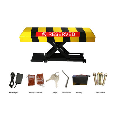 DC12V κινητήρα αυτόματη κλειδαριά στάθμευσης με ύψος ανύψωσης 305 mm και επαναφορτιζόμενη μπαταρία μολύβδου-ξέος