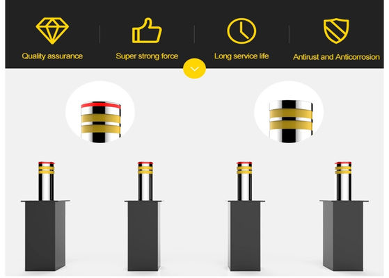 316 Υδραυλικός στύλος από ανοξείδωτο χάλυβα με χωρητικότητα φόρτωσης 70 τόνων και χρόνο άνοδος 3 δευτερολέπτων για υψηλή ασφάλεια