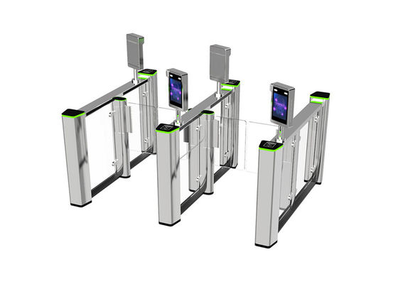 RS485 Αλουμινίου 0.4S Ακρυλική Πύλη ταχύτητας για έλεγχο πρόσβασης πεζών