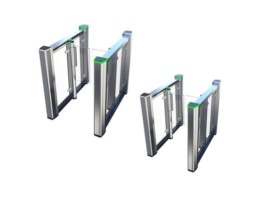 Αναγνώριση προσώπου IP54 RS485 Βιομετρική πύλη κυματισμού με ακρυλικό φράγμα 10 mm για ασφαλή έλεγχο πρόσβασης