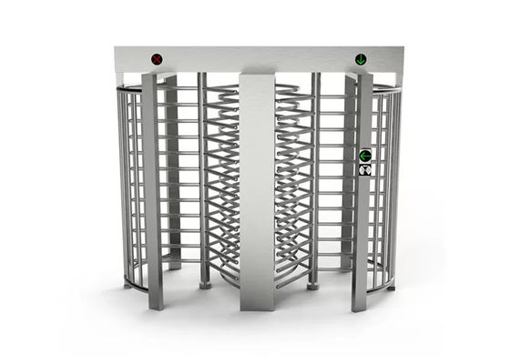 Περιστροφική πόρτα πλήρους ύψους από ανοξείδωτο χάλυβα SS304 με χρόνο απόκρισης 0,2 δευτερόλεπτα και δίοδο διπλής κατεύθυνσης για έλεγχο πρόσβασης πεζών