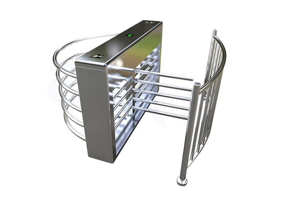 Περιστροφική πόρτα SS304 από ανοξείδωτο χάλυβα μισού ύψους με βραχίονα 450mm και βαθμό προστασίας IP55 για ασφαλή έλεγχο πρόσβασης