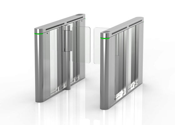 Αντι-Σοκ 40W DC Motor Swing Barrier Turnstile με Μηχανισμό Χωρίς Απώλειες για Περιοχές υψηλής κυκλοφορίας