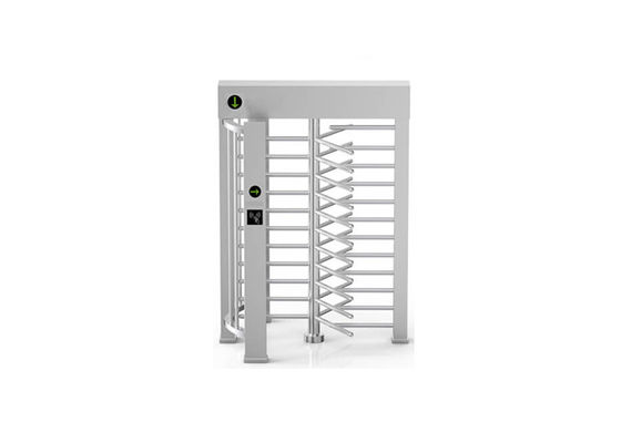 Περιστροφική πόρτα πλήρους ύψους από ανοξείδωτο χάλυβα με ρυθμό διέλευσης 30 άτομα ανά λεπτό και κανάλι πλάτους 600 mm